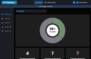 Training Performance Analytics App Screenshot